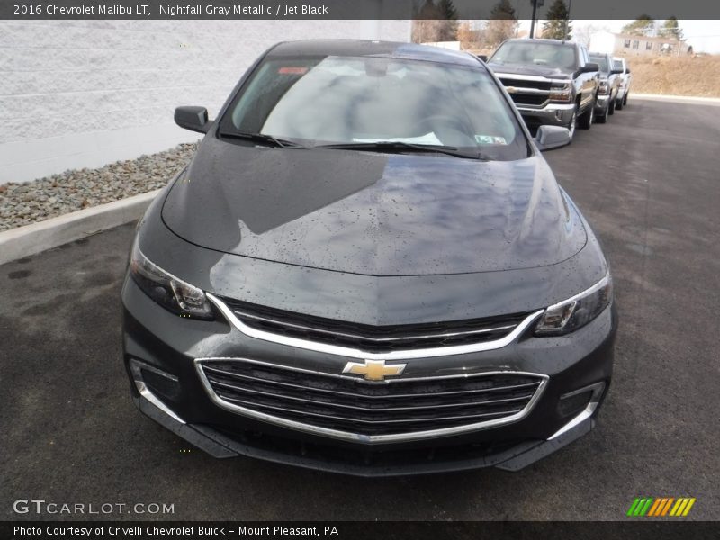 Nightfall Gray Metallic / Jet Black 2016 Chevrolet Malibu LT