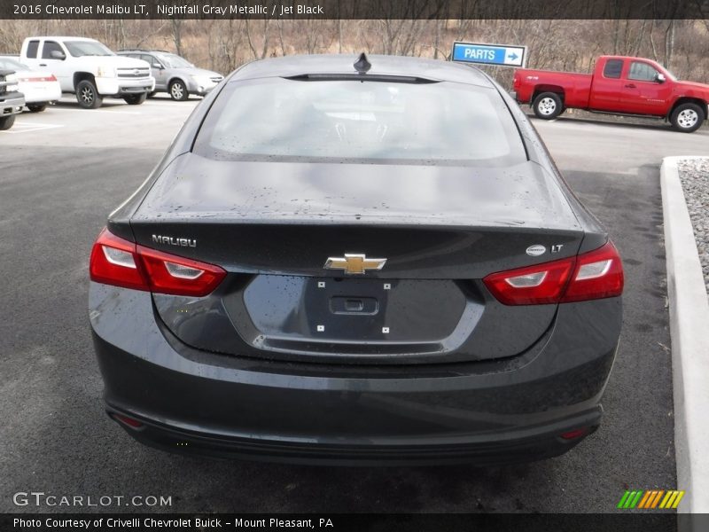 Nightfall Gray Metallic / Jet Black 2016 Chevrolet Malibu LT