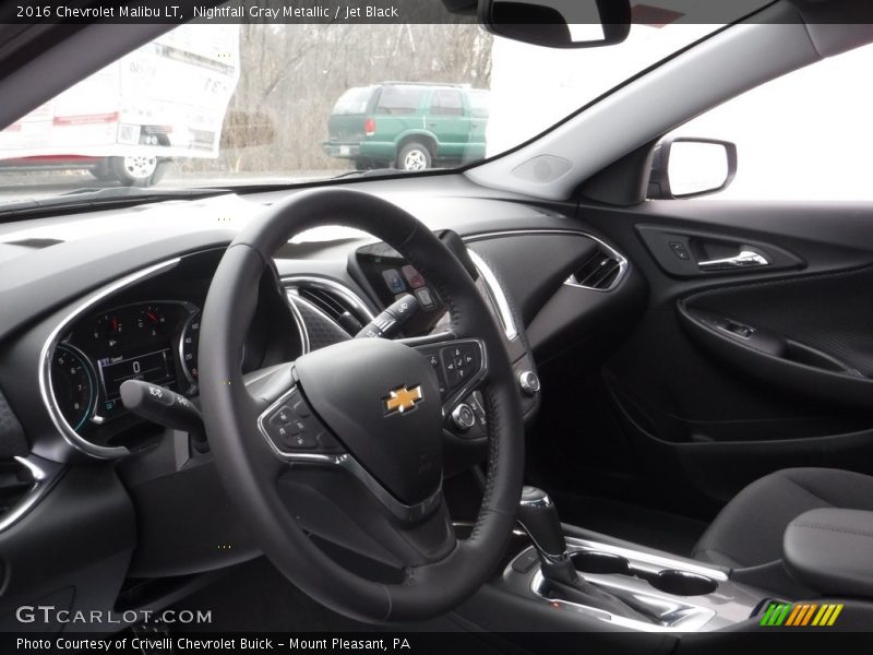 Nightfall Gray Metallic / Jet Black 2016 Chevrolet Malibu LT