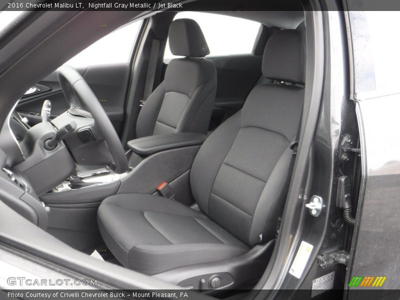 Nightfall Gray Metallic / Jet Black 2016 Chevrolet Malibu LT