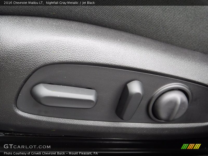 Nightfall Gray Metallic / Jet Black 2016 Chevrolet Malibu LT
