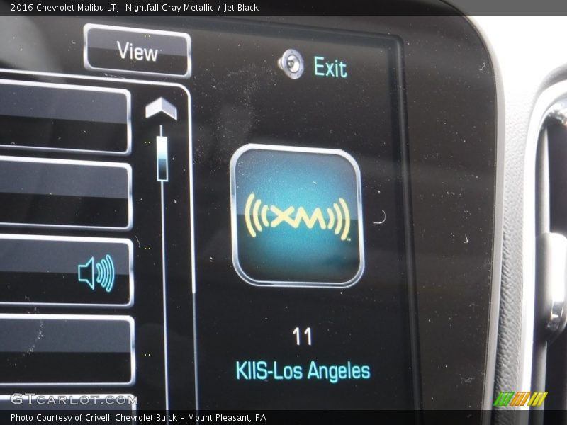 Nightfall Gray Metallic / Jet Black 2016 Chevrolet Malibu LT