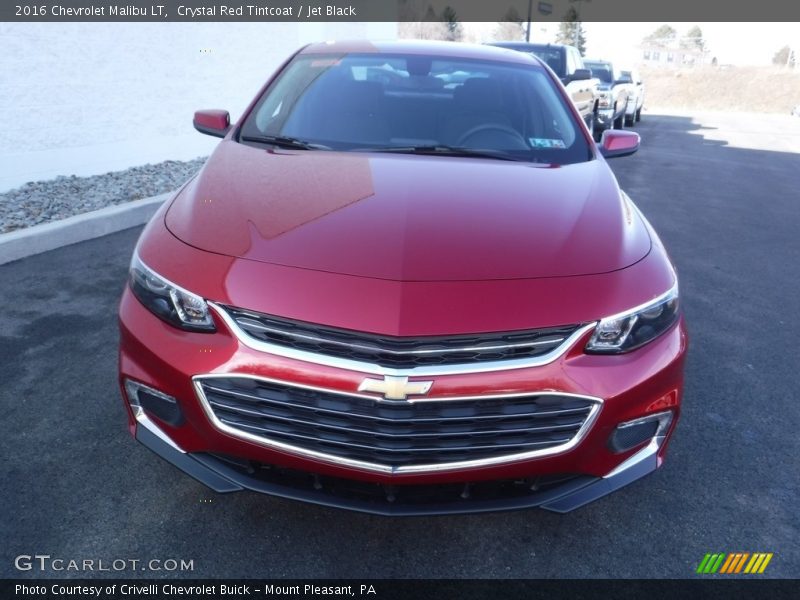 Crystal Red Tintcoat / Jet Black 2016 Chevrolet Malibu LT