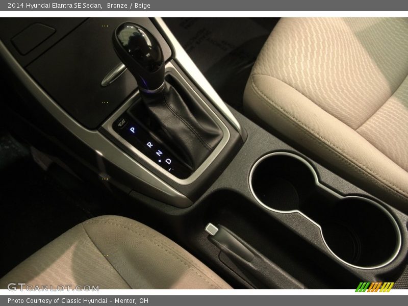 Bronze / Beige 2014 Hyundai Elantra SE Sedan