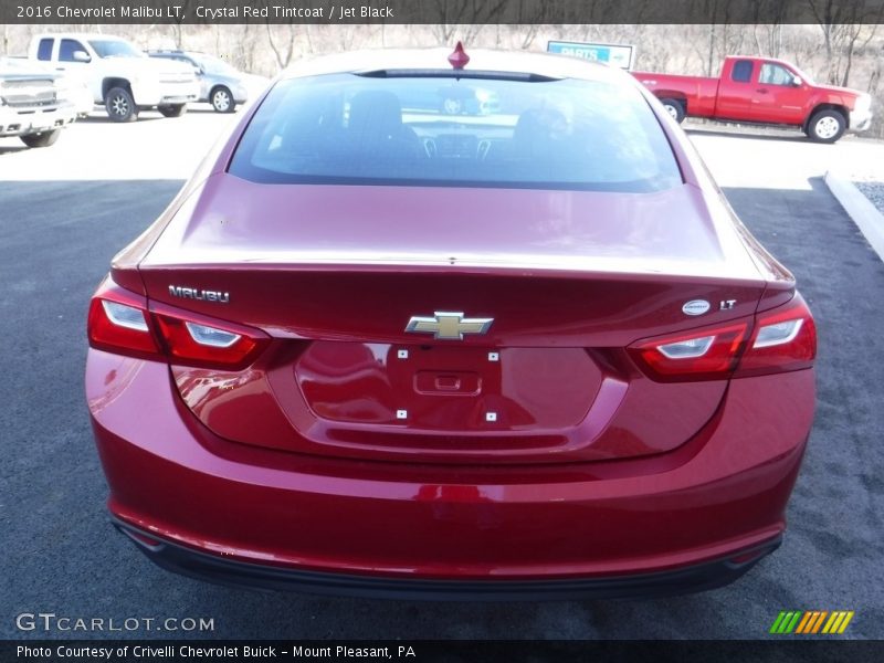 Crystal Red Tintcoat / Jet Black 2016 Chevrolet Malibu LT