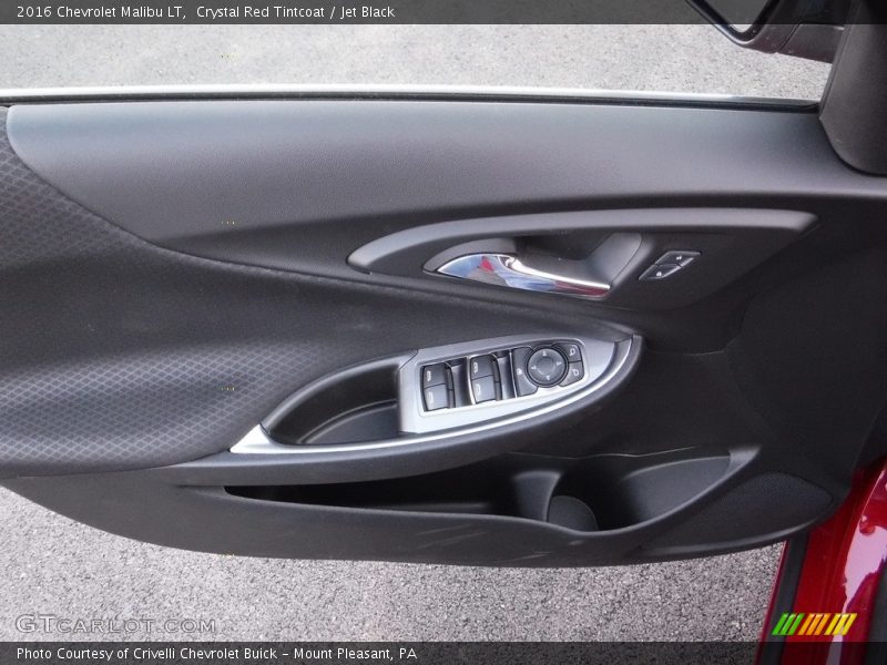 Crystal Red Tintcoat / Jet Black 2016 Chevrolet Malibu LT