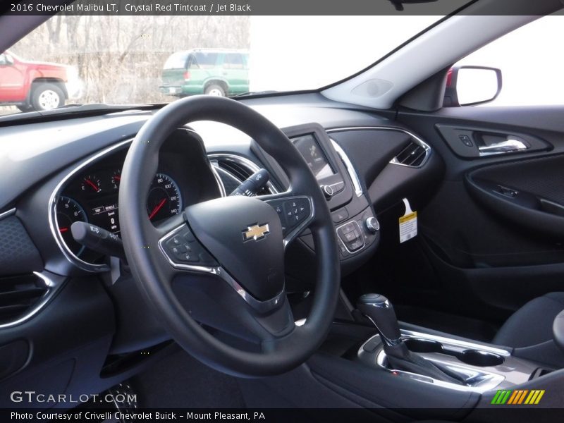 Crystal Red Tintcoat / Jet Black 2016 Chevrolet Malibu LT