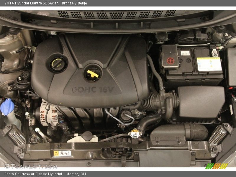 Bronze / Beige 2014 Hyundai Elantra SE Sedan