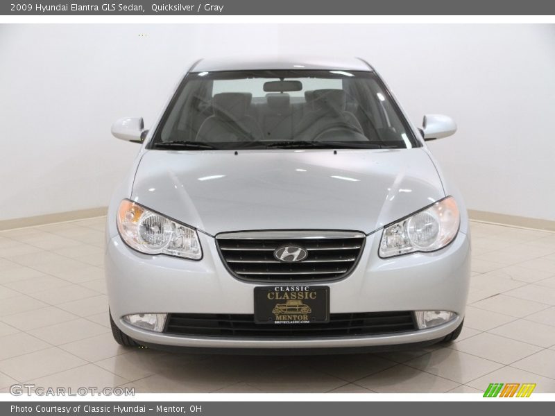 Quicksilver / Gray 2009 Hyundai Elantra GLS Sedan