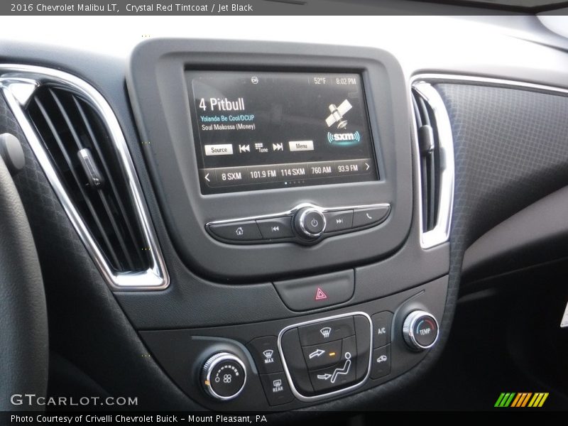 Crystal Red Tintcoat / Jet Black 2016 Chevrolet Malibu LT