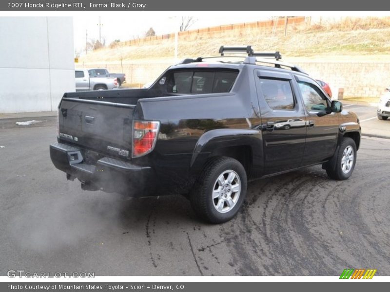 Formal Black / Gray 2007 Honda Ridgeline RTL