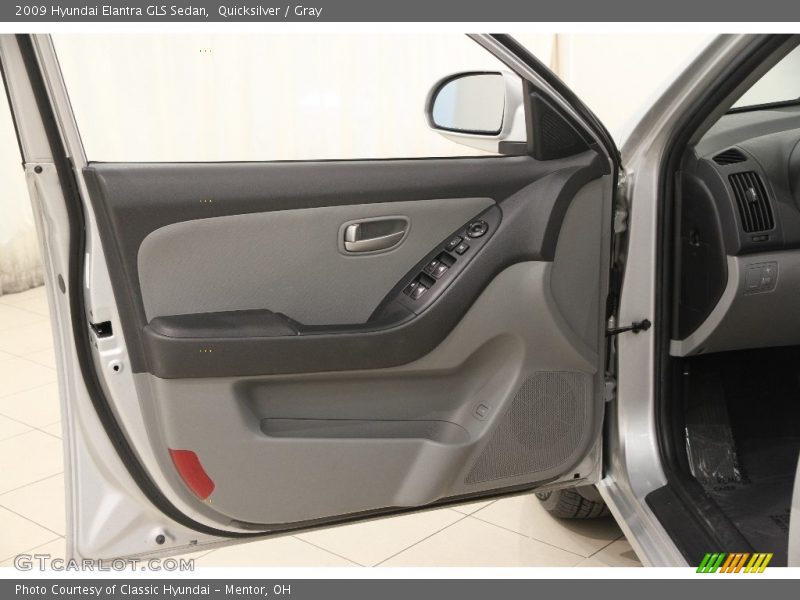 Quicksilver / Gray 2009 Hyundai Elantra GLS Sedan