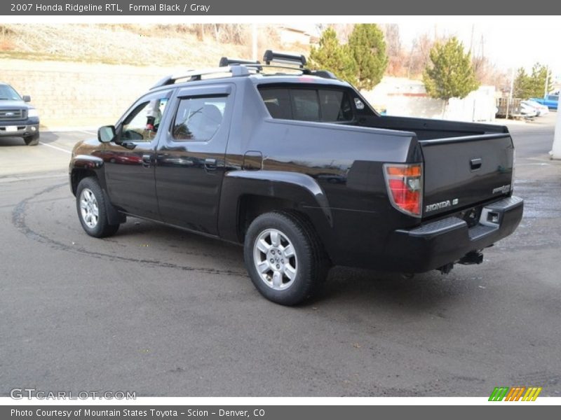 Formal Black / Gray 2007 Honda Ridgeline RTL