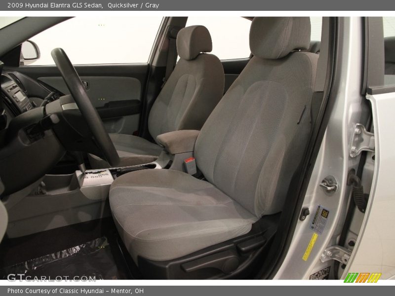 Quicksilver / Gray 2009 Hyundai Elantra GLS Sedan
