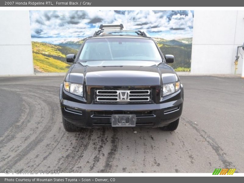 Formal Black / Gray 2007 Honda Ridgeline RTL