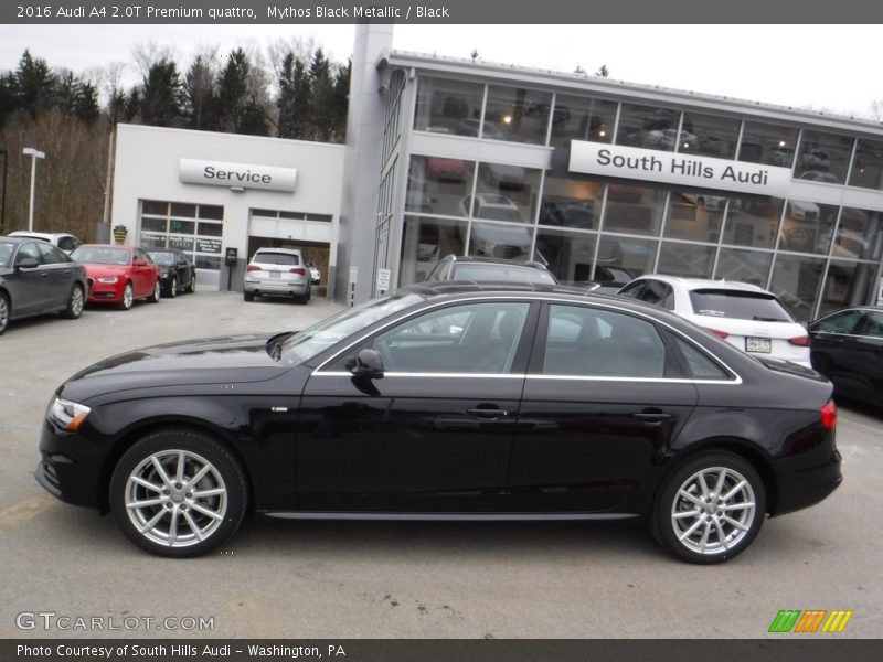 Mythos Black Metallic / Black 2016 Audi A4 2.0T Premium quattro