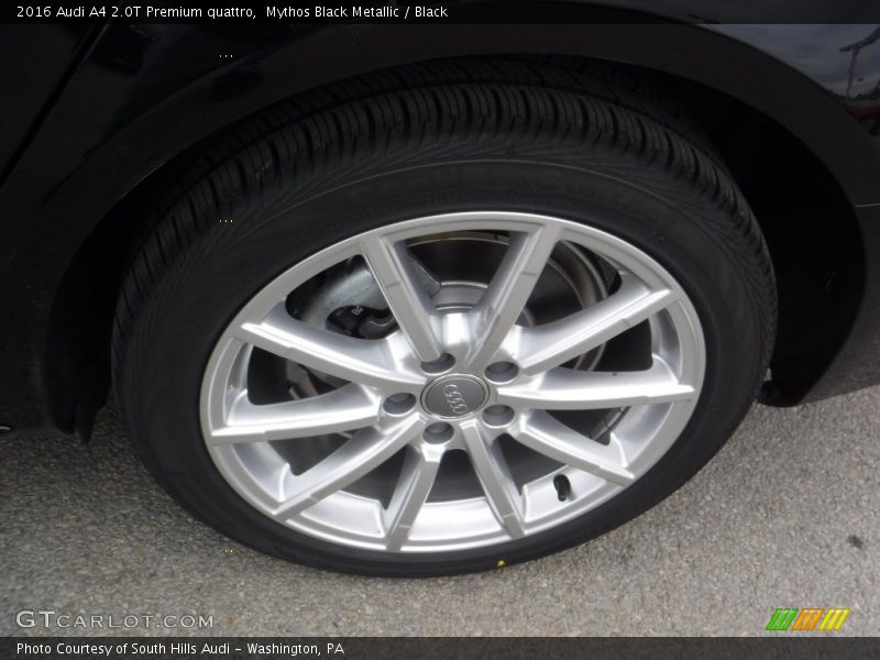 Mythos Black Metallic / Black 2016 Audi A4 2.0T Premium quattro