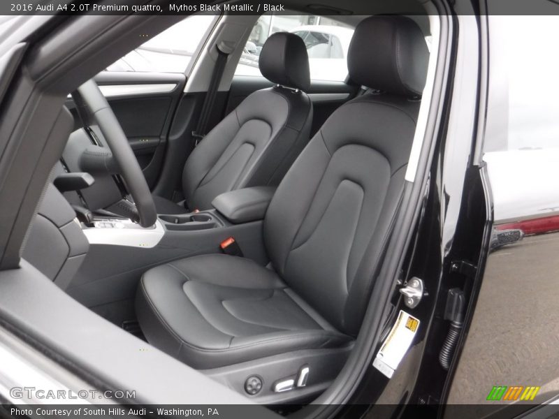Front Seat of 2016 A4 2.0T Premium quattro