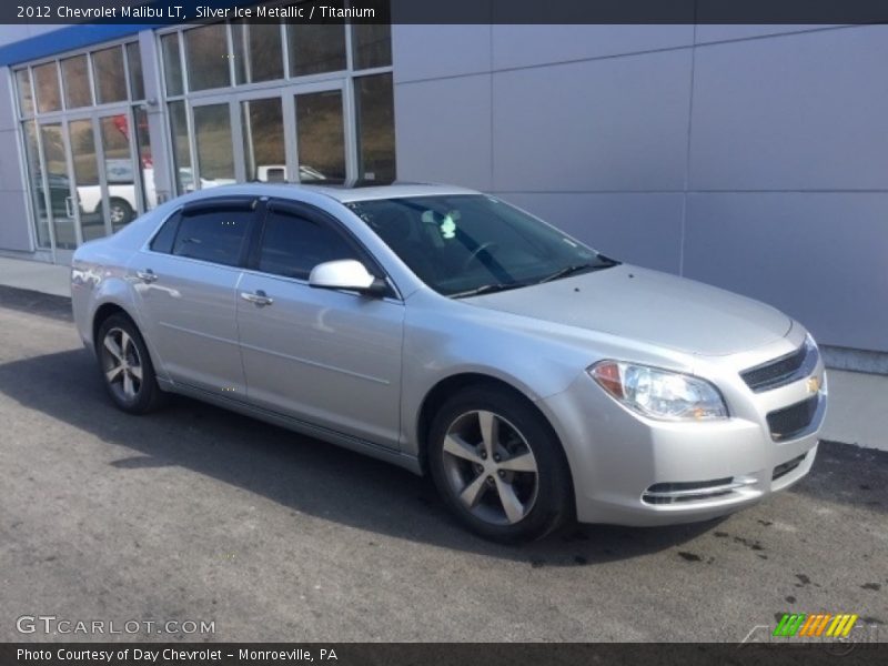 Silver Ice Metallic / Titanium 2012 Chevrolet Malibu LT