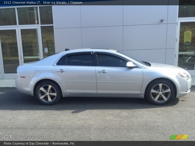 Silver Ice Metallic / Titanium 2012 Chevrolet Malibu LT