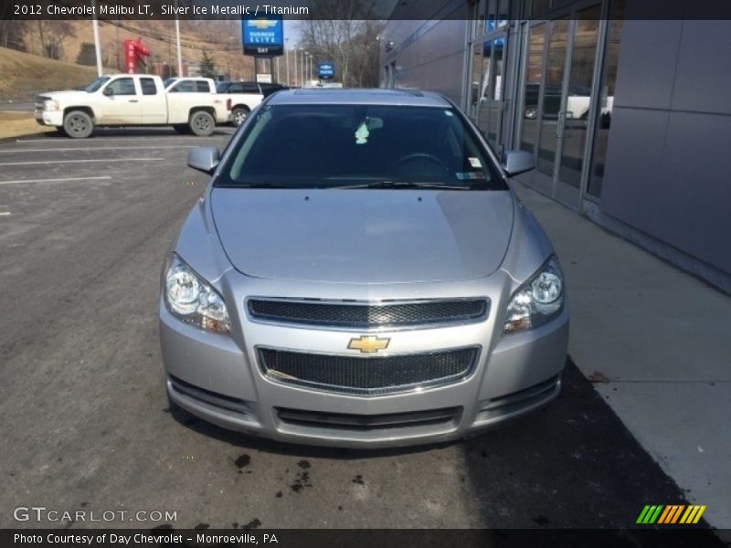 Silver Ice Metallic / Titanium 2012 Chevrolet Malibu LT
