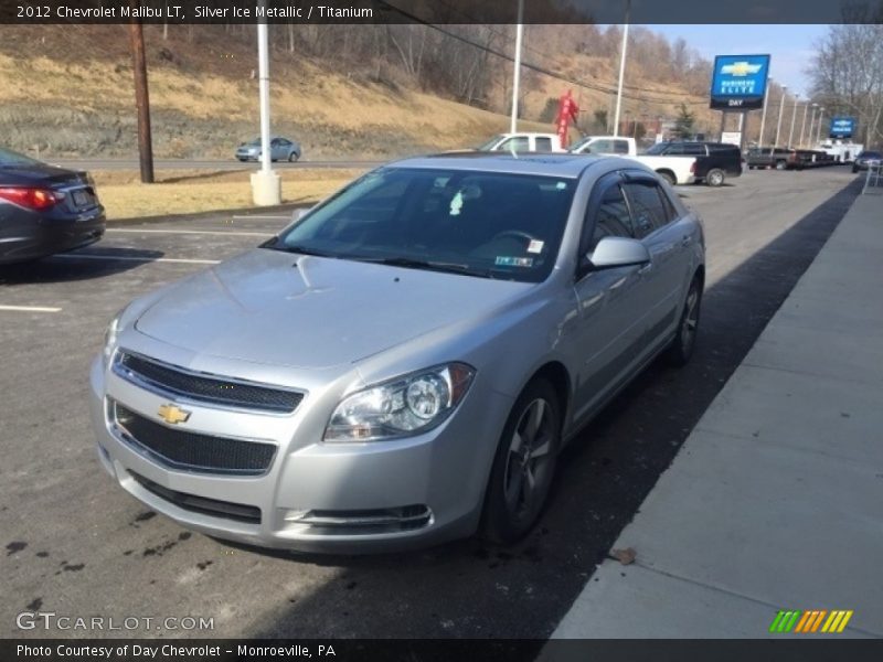 Silver Ice Metallic / Titanium 2012 Chevrolet Malibu LT