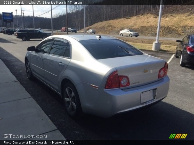 Silver Ice Metallic / Titanium 2012 Chevrolet Malibu LT