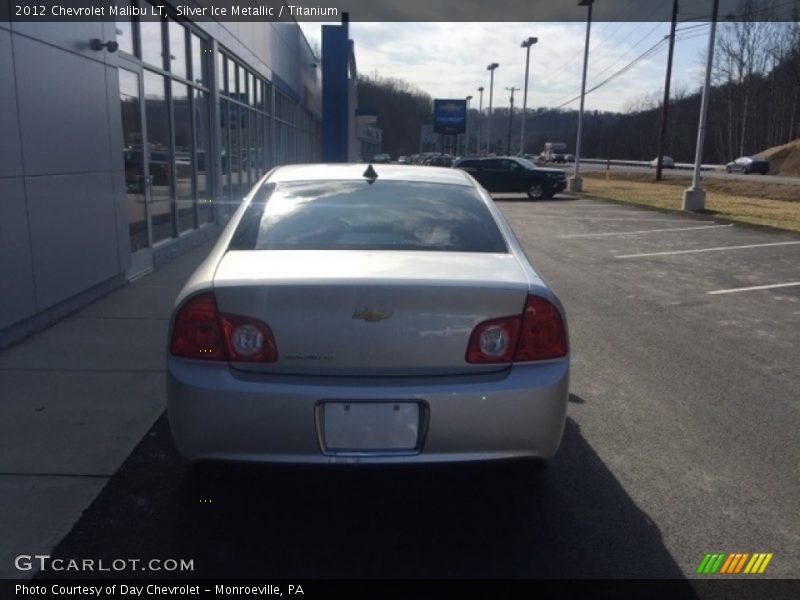 Silver Ice Metallic / Titanium 2012 Chevrolet Malibu LT