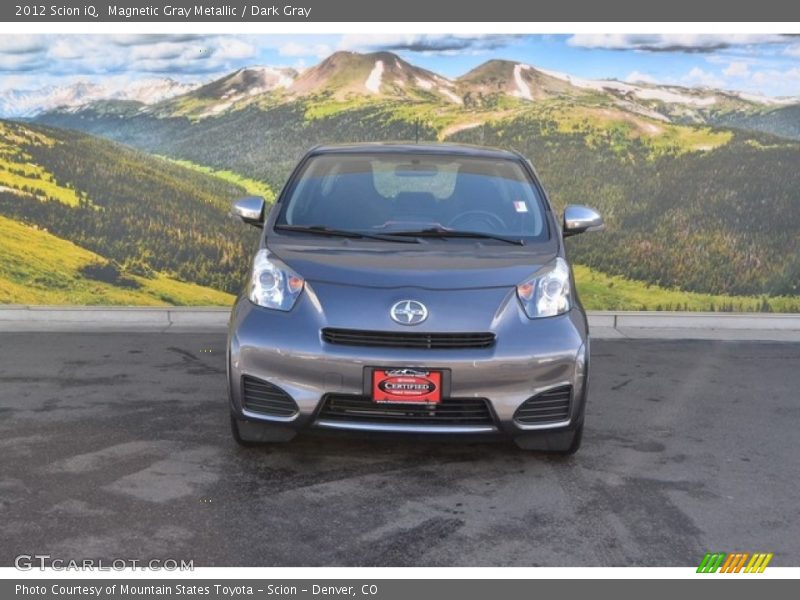 Magnetic Gray Metallic / Dark Gray 2012 Scion iQ