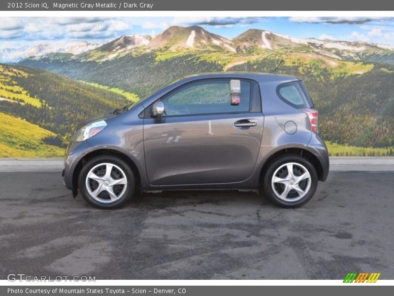 Magnetic Gray Metallic / Dark Gray 2012 Scion iQ