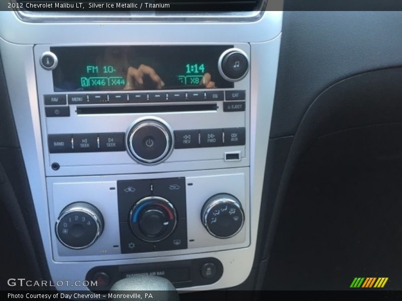 Silver Ice Metallic / Titanium 2012 Chevrolet Malibu LT
