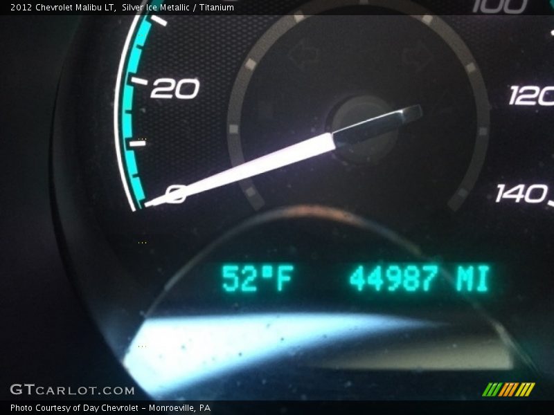 Silver Ice Metallic / Titanium 2012 Chevrolet Malibu LT