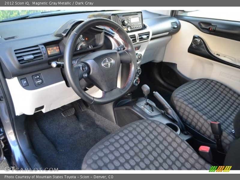 Magnetic Gray Metallic / Dark Gray 2012 Scion iQ