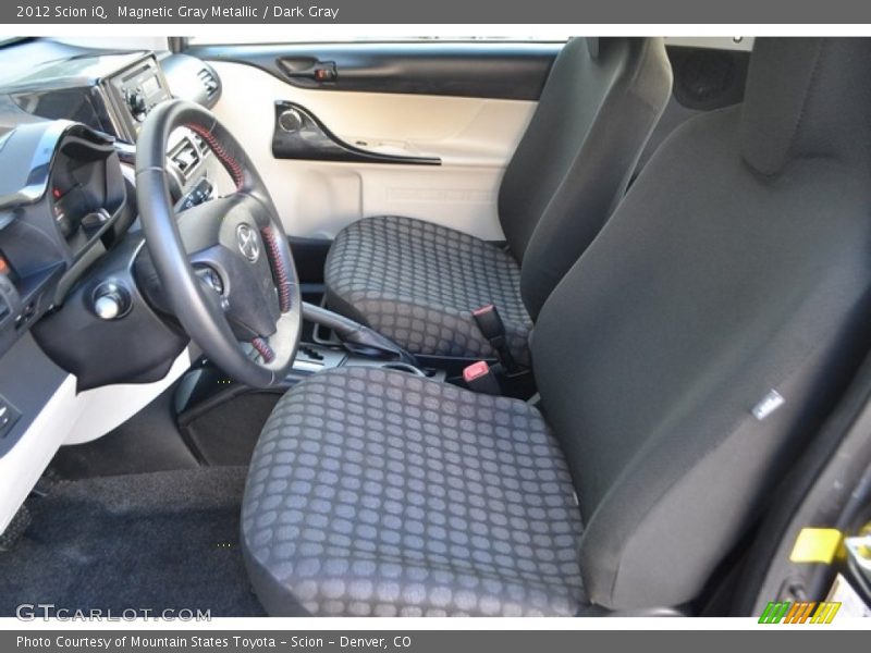 Magnetic Gray Metallic / Dark Gray 2012 Scion iQ