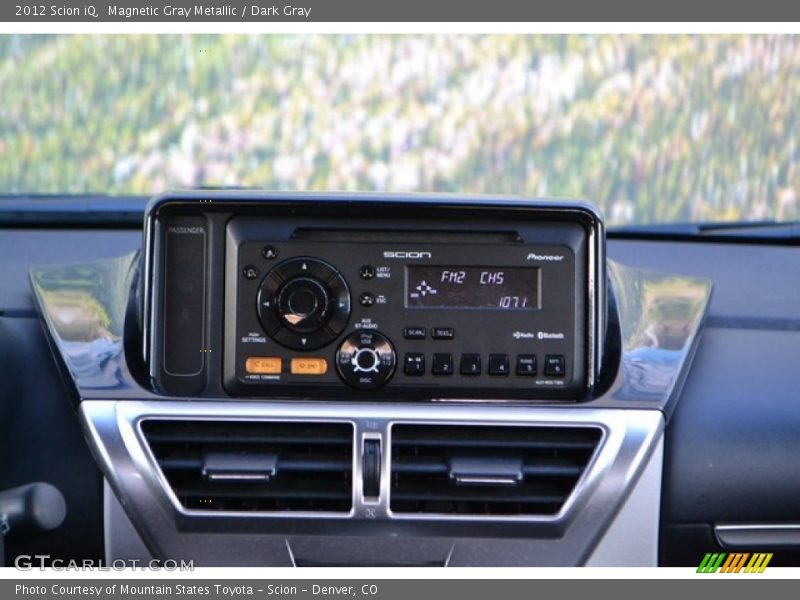 Magnetic Gray Metallic / Dark Gray 2012 Scion iQ
