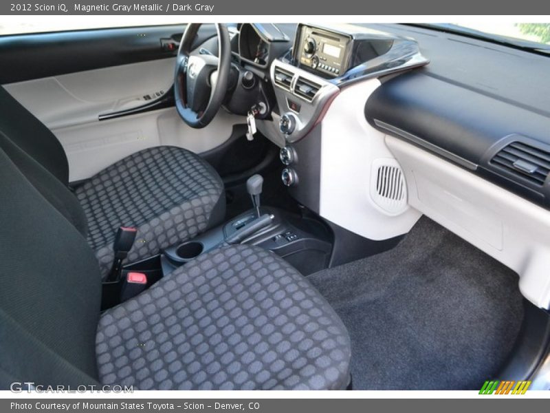 Magnetic Gray Metallic / Dark Gray 2012 Scion iQ