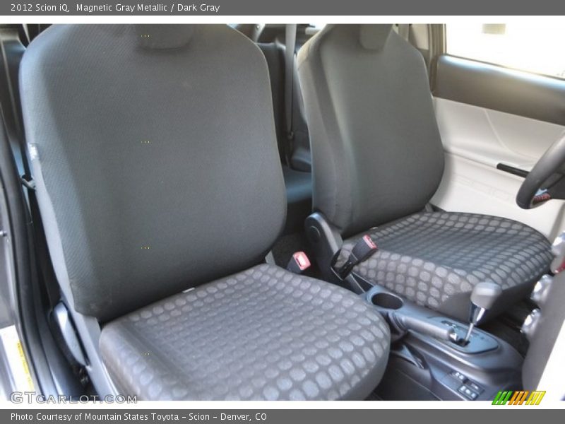 Magnetic Gray Metallic / Dark Gray 2012 Scion iQ