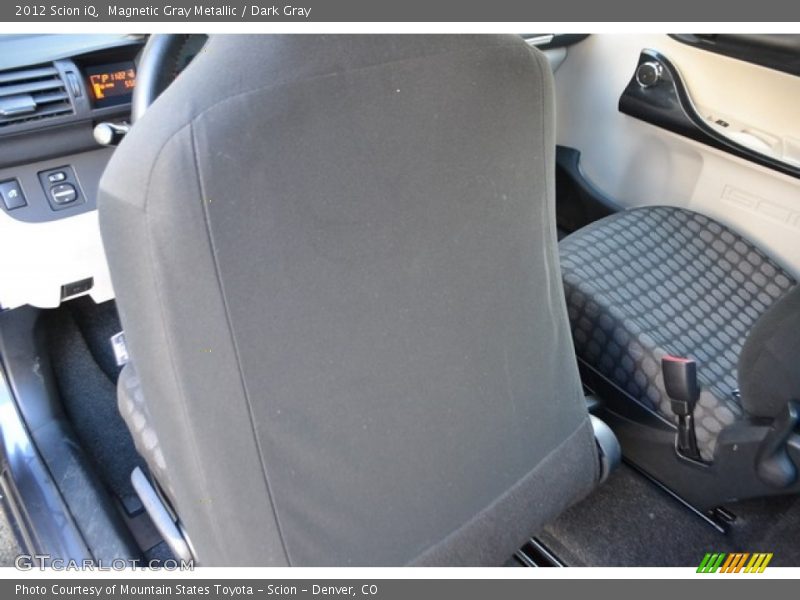 Magnetic Gray Metallic / Dark Gray 2012 Scion iQ