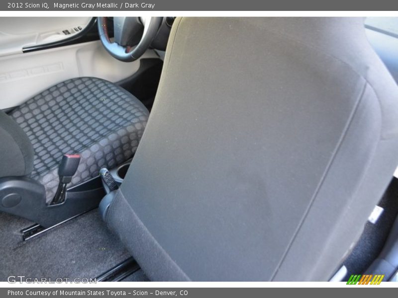Magnetic Gray Metallic / Dark Gray 2012 Scion iQ