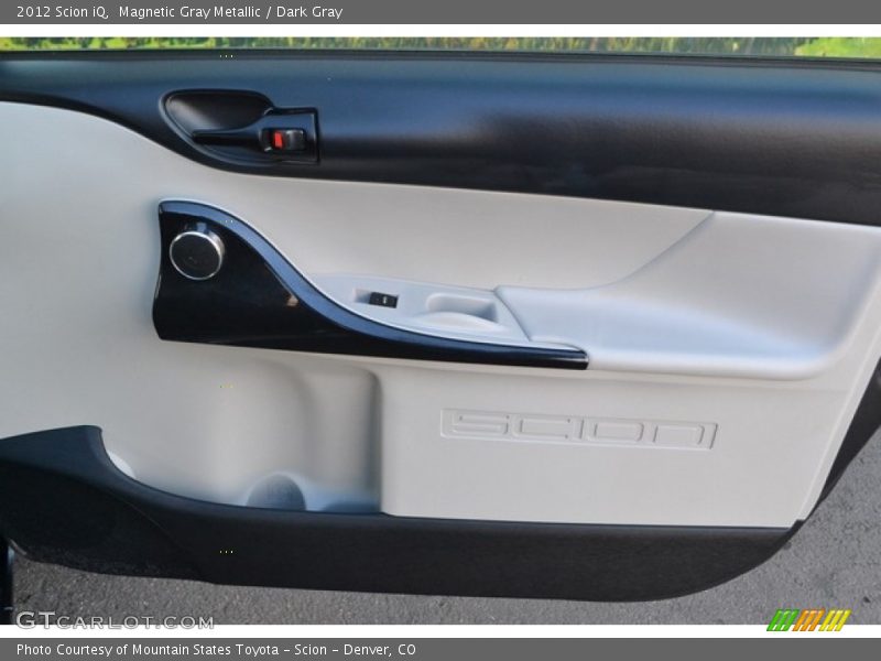 Magnetic Gray Metallic / Dark Gray 2012 Scion iQ