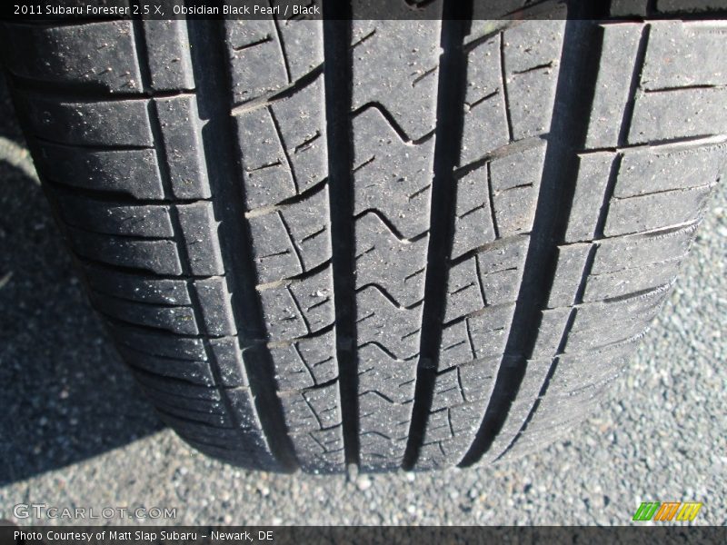 Obsidian Black Pearl / Black 2011 Subaru Forester 2.5 X