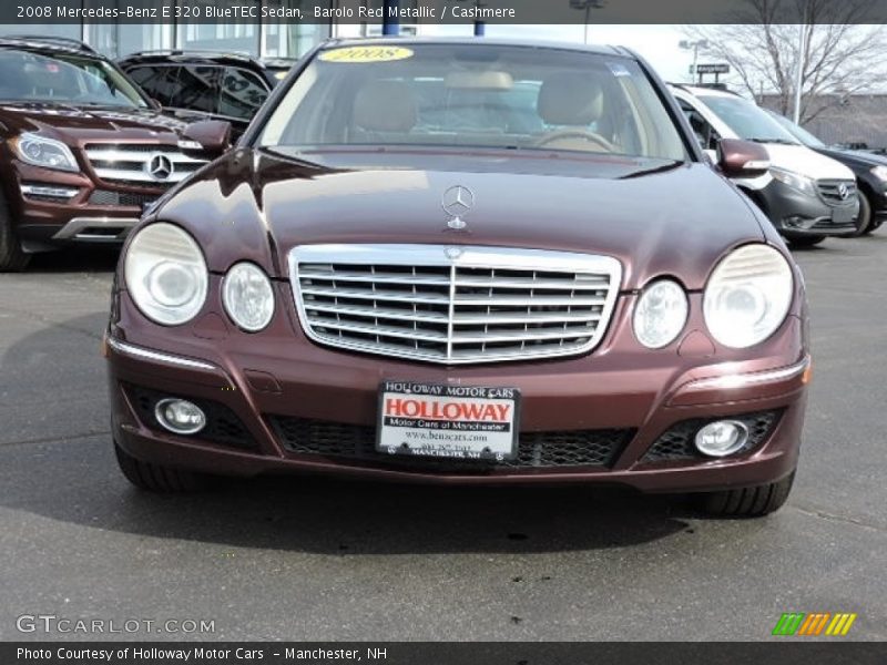 Barolo Red Metallic / Cashmere 2008 Mercedes-Benz E 320 BlueTEC Sedan