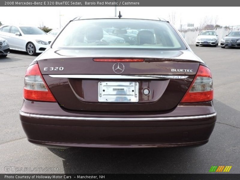 Barolo Red Metallic / Cashmere 2008 Mercedes-Benz E 320 BlueTEC Sedan