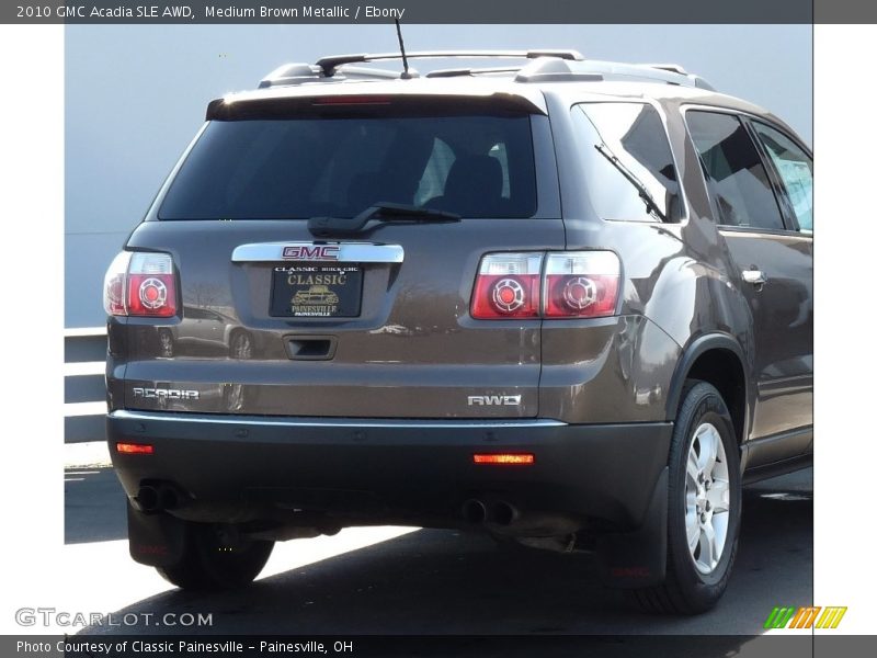 Medium Brown Metallic / Ebony 2010 GMC Acadia SLE AWD