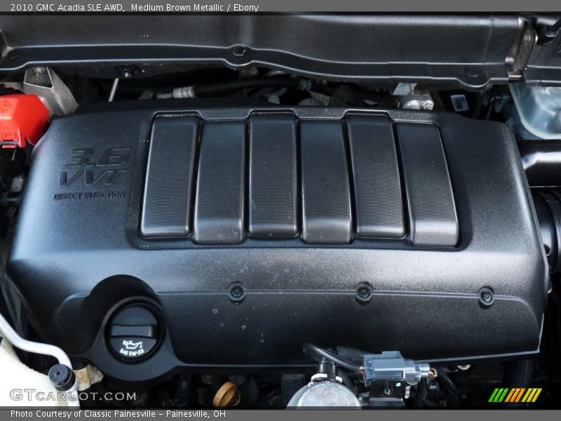 Medium Brown Metallic / Ebony 2010 GMC Acadia SLE AWD