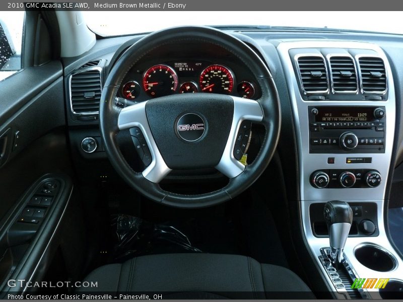 Medium Brown Metallic / Ebony 2010 GMC Acadia SLE AWD