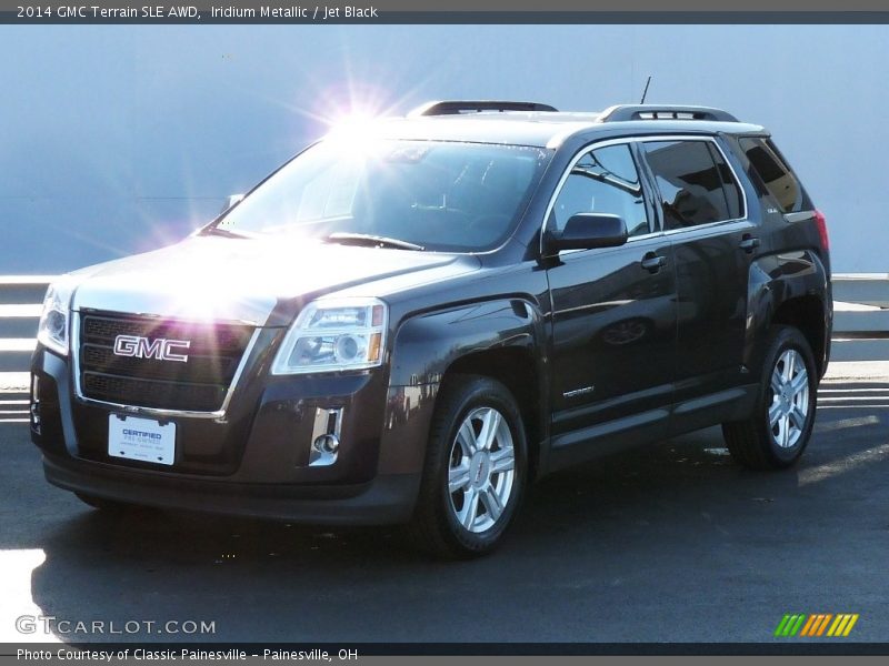 Iridium Metallic / Jet Black 2014 GMC Terrain SLE AWD