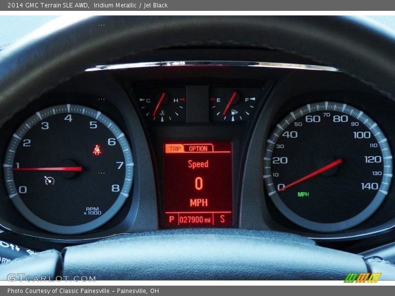 Iridium Metallic / Jet Black 2014 GMC Terrain SLE AWD