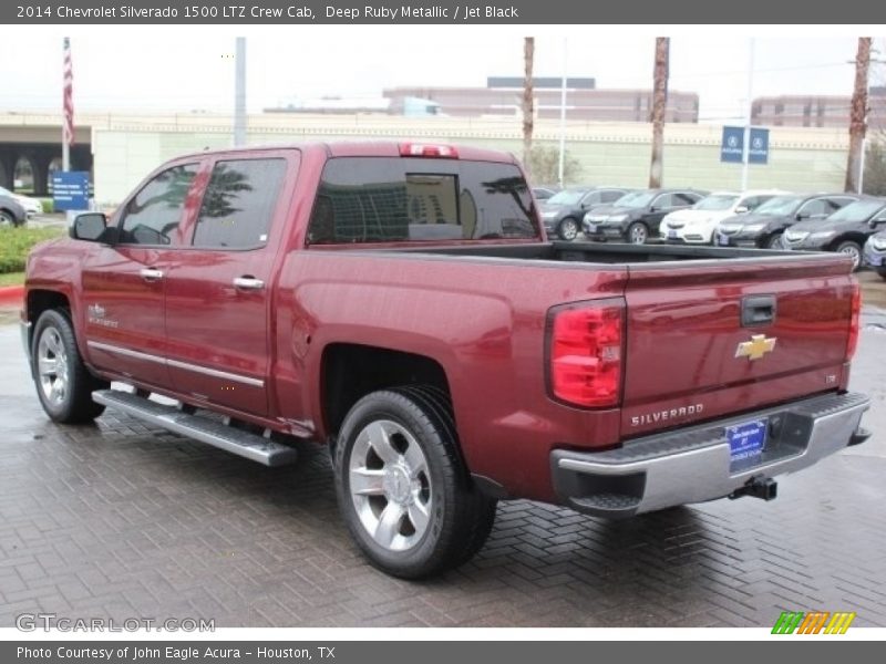 Deep Ruby Metallic / Jet Black 2014 Chevrolet Silverado 1500 LTZ Crew Cab