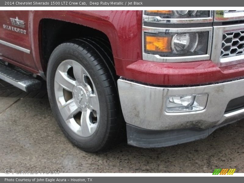 Deep Ruby Metallic / Jet Black 2014 Chevrolet Silverado 1500 LTZ Crew Cab